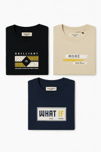 Cotton Fabric Full Sleeve Printed T-Shirt