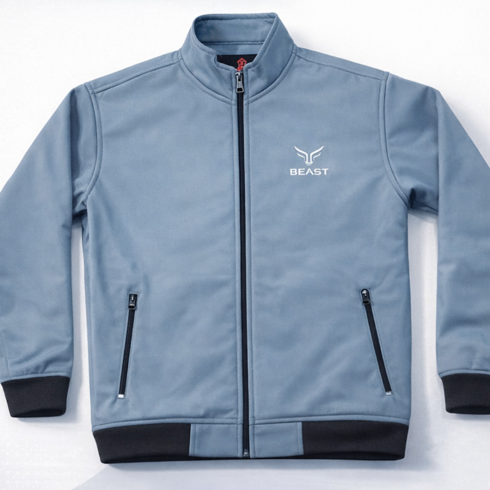 Beast Premium Zip Jackets ( Navy Blue & Sky Blue)